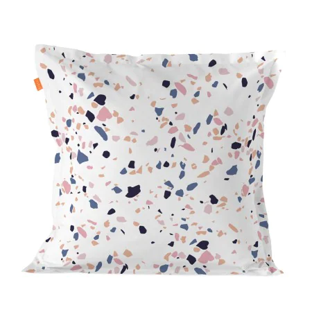 Pillowcase HappyFriday Blanc Terrazzo Multicolour 80 x 80 cm by HappyFriday, Sheets and pillowcases - Ref: D1608929, Price: 1...