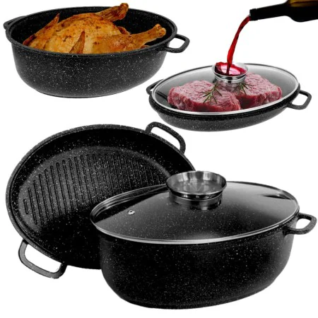 Baking dish with lid Royalty Line by Royalty Line, Electric Roasters - Ref: D0600219, Price: 45,47 €, Discount: %