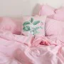 Housse de Couette HappyFriday Basic Rose clair 260 x 240 cm de HappyFriday, Couettes et housses de couette - Réf : D1610540, ...