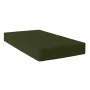 Fitted bottom sheet HappyFriday Basic Dark green 200 x 200 x 32 cm by HappyFriday, Sheets and pillowcases - Ref: D1612530, Pr...