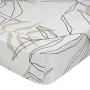 Drap housse HappyFriday BLANC Multicouleur 160 x 200 x 32 cm de HappyFriday, Draps et taies d'oreiller - Réf : D1613203, Prix...