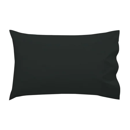 Pillowcase HappyFriday BASIC KIDS Black 50 x 30 cm by HappyFriday, Sheets and pillowcases - Ref: D1614681, Price: 3,86 €, Dis...