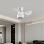 Ventilateur de Plafond avec Lumière Romimex Blanc de Romimex, Ventilateurs de plafond avec lampe intégrée - Réf : D1616155, P...