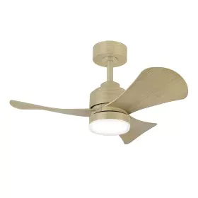 Ventilatore da Soffitto con Luce Romimex Bianco Naturale di Romimex, Ventilatori da soffitto con lampada - Rif: D1616201, Pre...