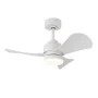 Ventilador de Techo con Luz Romimex Blanco de Romimex, Ventiladores de techo con lámpara - Ref: D1616202, Precio: 133,44 €, D...