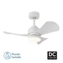 Ventilador de Techo con Luz Romimex Blanco de Romimex, Ventiladores de techo con lámpara - Ref: D1616202, Precio: 133,44 €, D...