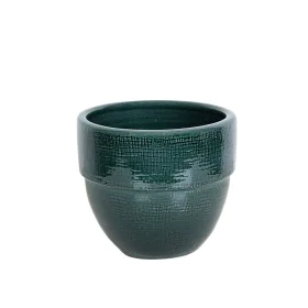 Planter Romimex Green Ceramic 19 x 16 x 19 cm by Romimex, Cachepots - Ref: D1616998, Price: 17,59 €, Discount: %