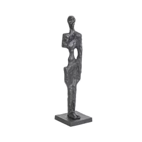 Sculpture Romimex Noir Aluminium 9 x 34 x 9 cm Homme de Romimex, Sculptures - Réf : D1617149, Prix : 34,47 €, Remise : %