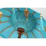 Decorative umbrella Romimex Turquoise 35 x 60 x 35 cm by Romimex, Parasols - Ref: D1617258, Price: 80,94 €, Discount: %