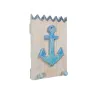 Wall mounted coat hanger Romimex Blue Natural Wood Anchor 20 x 30 x 7 cm by Romimex, Wall Coat Racks - Ref: D1617289, Price: ...