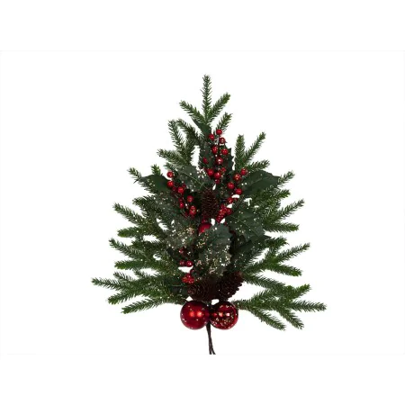 Weihnachtsschmuck Romimex Rot grün Gold Kiefernzapfen Zweig Tanne Weihnachtsbaumkugeln 40 x 60 x 40 cm von Romimex, Weihnacht...