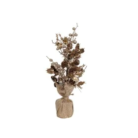 Deko-Blumen Romimex Beige Bronze Kiefernzapfen Weihnachtsbaumkugeln 8 x 43 x 8 cm von Romimex, Weihnachten - Ref: D1617617, P...