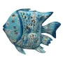 Décoration murale Romimex Bleu Blanc Doré Poisson 80 x 65 x 15 cm de Romimex, Objets de décoration - Réf : D1617998, Prix : 1...