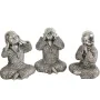 Set of Figures Romimex Silver Monk 17 x 22 x 15 cm 3 Pieces by Romimex, Ornaments - Ref: D1618123, Price: 79,40 €, Discount: %