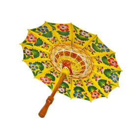 Decorative umbrella Romimex Java Yellow 50 x 65 x 50 cm by Romimex, Parasols - Ref: D1618688, Price: 31,99 €, Discount: %