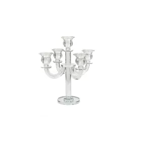 Candelabro Romimex Transparente Vidrio 17 x 26 x 17 cm de Romimex, Candelabros y portavelas - Ref: D1619407, Precio: 40,83 €,...