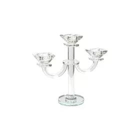 Candelabro Romimex Transparente Vidrio 22 x 24 x 9 cm de Romimex, Candelabros y portavelas - Ref: D1619408, Precio: 32,86 €, ...