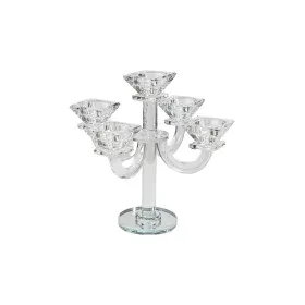 Candelabro Romimex Transparente Vidrio 20 x 24 x 20 cm de Romimex, Candelabros y portavelas - Ref: D1619409, Precio: 47,02 €,...