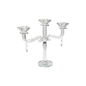 Candelabro Romimex Transparente Vidrio 27 x 28 x 9 cm de Romimex, Candelabros y portavelas - Ref: D1619410, Precio: 34,39 €, ...