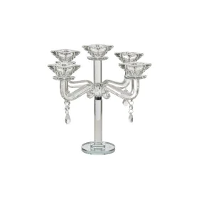 Candelabro Romimex Transparente Vidrio 23 x 28 x 23 cm de Romimex, Candelabros y portavelas - Ref: D1619411, Precio: 50,12 €,...