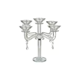 Candelabro Romimex Trasparente Vetro 23 x 28 x 23 cm di Romimex, Candelieri e portacandele - Rif: D1619411, Prezzo: 54,64 €, ...