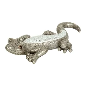 Decorative Figure Romimex Silver Mosaic Lizard 40 x 7 x 20 cm by Romimex, Ornaments - Ref: D1619603, Price: 29,02 €, Discount: %