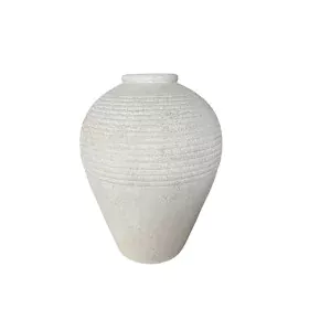 Vaso Romimex Branco Terracota 40 x 50 x 40 cm de Romimex, Jarrões - Ref: D1628768, Preço: 84,45 €, Desconto: %