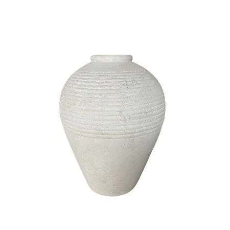 Vase Romimex Weiß Terrakotta 40 x 50 x 40 cm von Romimex, Vasen - Ref: D1628768, Preis: 84,45 €, Rabatt: %