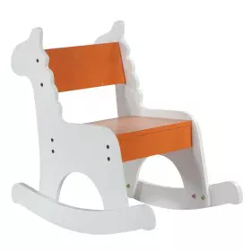 Chaise à bascule Alexandra House Living Blanc Orange Bois MDF 33 x 55 x 51,5 cm Enfant Girafe de Alexandra House Living, Chai...