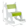 Chaise à bascule Alexandra House Living Blanc Vert Bois MDF 33 x 55 x 51,5 cm Enfant Girafe de Alexandra House Living, Chaise...