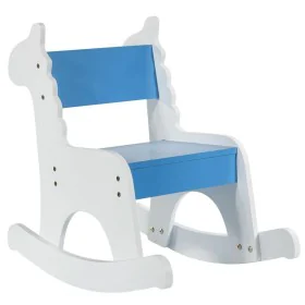 Rocking chair Alexandra House Living Blue White MDF Wood 33 x 55 x 51,5 cm Children's Giraffe by Alexandra House Living, Chai...