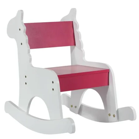 Chaise à bascule Alexandra House Living Blanc Rouge Bois MDF 33 x 55 x 51,5 cm Enfant Girafe de Alexandra House Living, Chais...