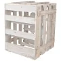 Botellero Alexandra House Living Natural Madera de abeto 43 x 32 x 33 cm 9 botellas Caja de Alexandra House Living, Estantes ...