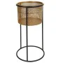 Vaso Alexandra House Living Nero Dorato Metallo 24 x 50 x 24 cm Con supporto di Alexandra House Living, Cachepot - Rif: D1630...