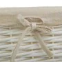 Laundry basket Alexandra House Living White wicker Willow wood 3 Pieces by Alexandra House Living, Laundry Baskets - Ref: D16...