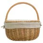 Picnic Basket Alexandra House Living wicker Willow wood 37 x 40 x 48 cm Natural by Alexandra House Living, Hampers - Ref: D16...