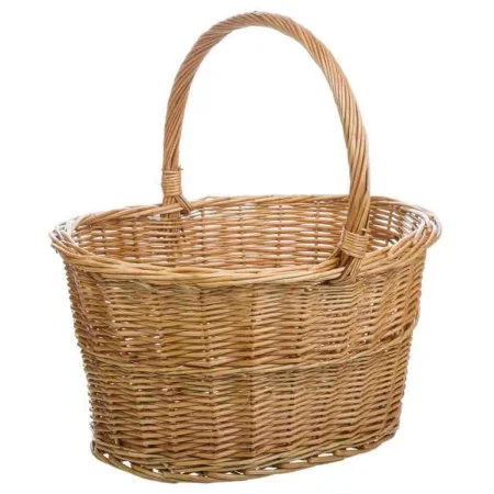 Picnic Basket Alexandra House Living wicker Willow wood 42 x 30 x 22 cm Natural by Alexandra House Living, Hampers - Ref: D16...