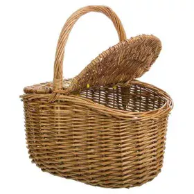 Picnic Basket Alexandra House Living wicker Willow wood Natural by Alexandra House Living, Hampers - Ref: D1630408, Price: 28...