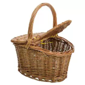 Picnic Basket Alexandra House Living wicker Willow wood Natural by Alexandra House Living, Hampers - Ref: D1630410, Price: 25...