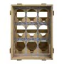 Range Bouteilles Alexandra House Living Naturel Bois d'épicéa 32 x 43 x 33 cm 9 bouteilles Caisse de Alexandra House Living, ...