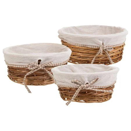 Set of Baskets Alexandra House Living Natural wicker Willow wood 3 Pieces by Alexandra House Living, Storage boxes and chests...