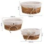 Set of Baskets Alexandra House Living Natural wicker Willow wood 3 Pieces by Alexandra House Living, Storage boxes and chests...