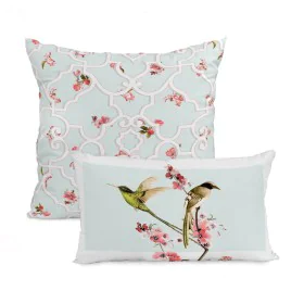 Set of cushion covers HappyFriday Sakura Multicolour 2 Pieces by HappyFriday, Cushion Covers - Ref: D1608984, Price: 14,90 €,...