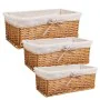 Set of Baskets Alexandra House Living Natural wicker Willow wood 3 Pieces by Alexandra House Living, Storage boxes and chests...