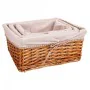 Set of Baskets Alexandra House Living Natural wicker Willow wood 3 Pieces by Alexandra House Living, Storage boxes and chests...