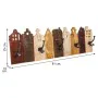 Wall mounted coat hanger Alexandra House Living Iron Mango wood Houses 10 x 25 x 81 cm by Alexandra House Living, Wall Coat R...