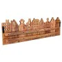 Wall mounted coat hanger Alexandra House Living Iron Mango wood Houses 10 x 25 x 81 cm by Alexandra House Living, Wall Coat R...