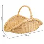 Log basket Alexandra House Living wicker Willow wood 46 x 42 x 65 cm by Alexandra House Living, Fireplace accessories - Ref: ...