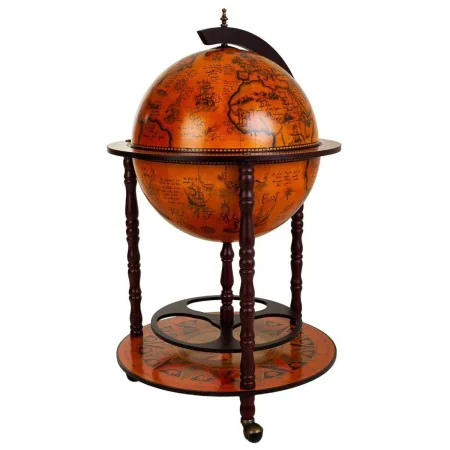 Globe terrestre Alexandra House Living Marron 55 x 93 x 55 cm Meuble à bouteilles de Alexandra House Living, Étagères et supp...