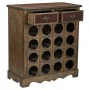 Flaschenregal Alexandra House Living Braun Holz Metall 31 x 69 x 63 cm Möbel 2 Schubladen 16 Flaschen von Alexandra House Liv...